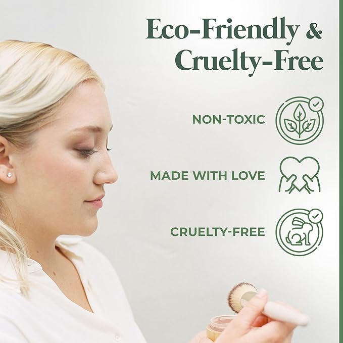 Dr. Lily Ros- All-Natural Blush, Bronzer & Shimmer – Plant Based No Harsh Chemicals, No Parabens or Synthetic Fragrances 100% Natural Formula Safe for Sensitive Skin (Evening Beige)-Velvo Beauty