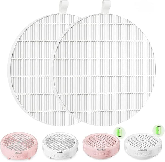 MelodySusie SProR Nail Dust Collector Replacement Filter,2 Pack Reusable Dust Filter Only for MelodySusie SProR Nail Dust Vacuum Fan Collector Extractor Electric Dust Suction Machine-Velvo Beauty