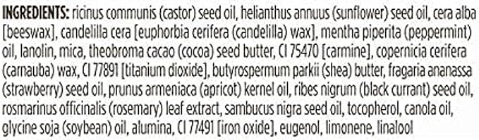 Burt's Bees Shimmer Lip Tint Set, Tinted Lip Balm Stick, Moisturizing for All Day Hydration with Natural Origin Glowy Pigmented Finish & Buildable Color, Rhubarb (4-Pack)-Velvo Beauty