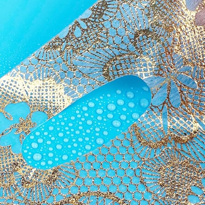 100PCS Gold DIY Eye Mask Under Eye Patches Pre-Cut Nose Paper Film Eye Pad Cooling Eye Patch for Puffy Eyes Spa Skincare-Velvo Beauty