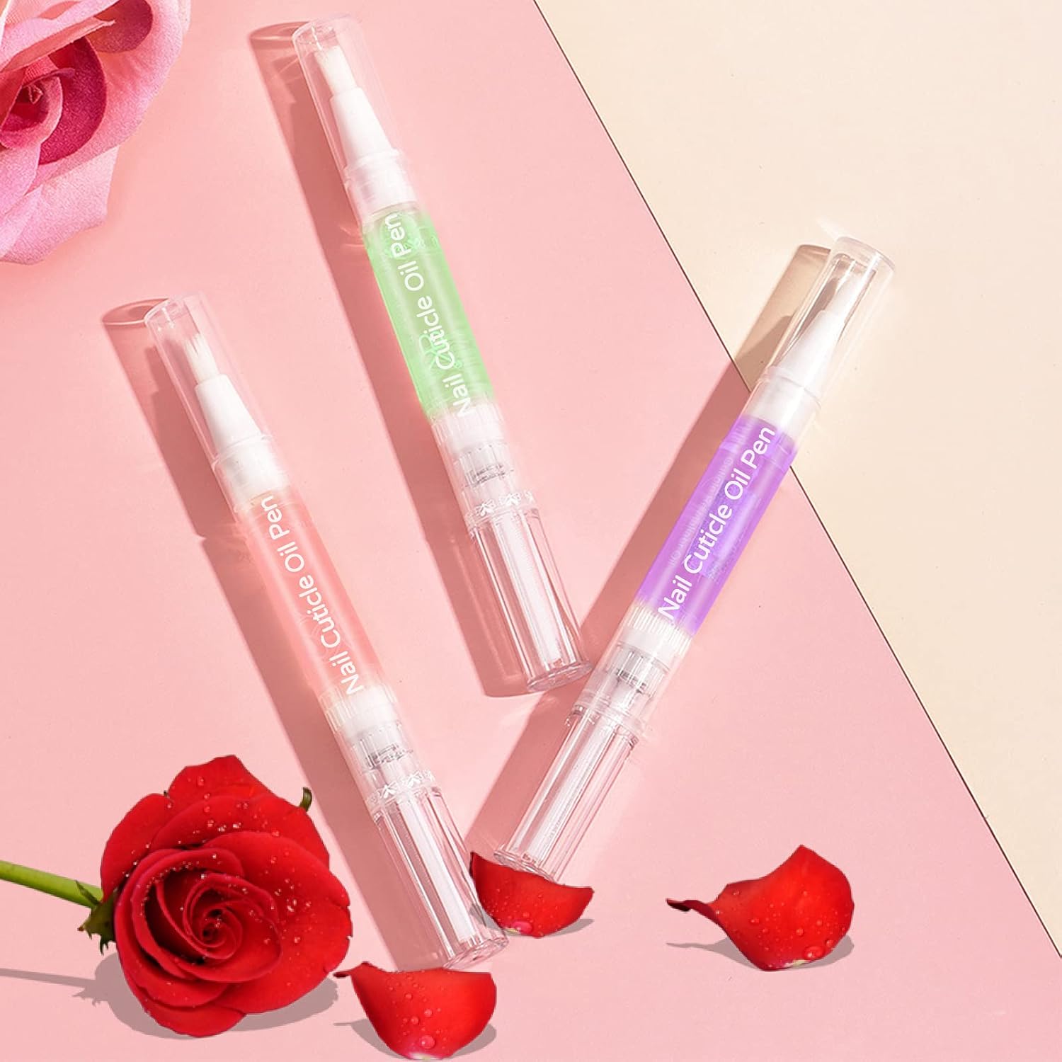 14Pcs Nail Cuticle Oils Nail Nutrition Oil Pen Nail Nourishment Pens 14 Smell Cuticle Revitalizer for Agnail Nourish Skin Nail Care (14pcs)-Velvo Beauty