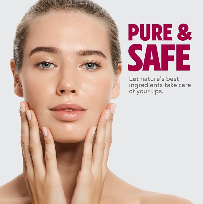 Organic Lanolin Lip Balm For Dry, Cracked, Chapped Lips By Superlan - Natural Lip Moisturizer With Ultra-Pure Medical Grade Lanolin & Jojoba Oil- Kosher Chapstick for Men Women & Children, (3 Pack)-Velvo Beauty