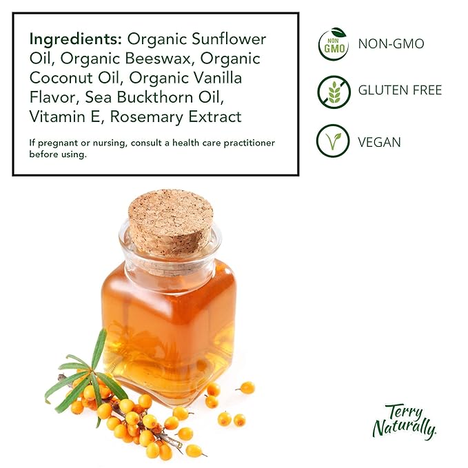 Terry Naturally Omega7 Lip Balm - 0.15 Oz, Pack of 3-Velvo Beauty