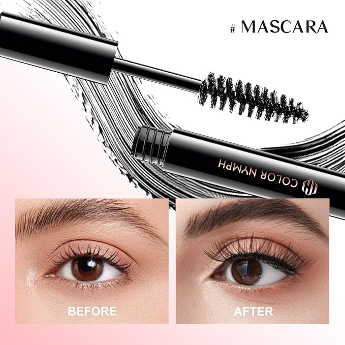 Color Nymph Beginner Makeup Set, Full Starter Cosmetics Set for Teenager Girls with Eyeshadow Palette Blush Lipstick Lip Pencil Eye Pencil Brush Mascara Portable Bag-Velvo Beauty