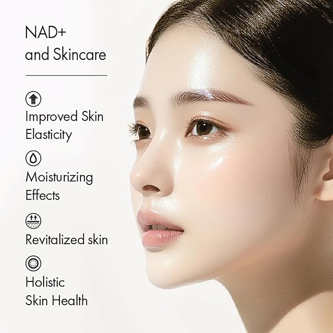 Novus Ordo, NAD+ Ingredients, Revolutionary Korean Skincare Solution, Revitalizing Ampoule serum, NAD healthy aging, Elastic, Moisturing and Glowing Skin, Authentic K-beauty, 1.01 fl oz-Velvo Beauty
