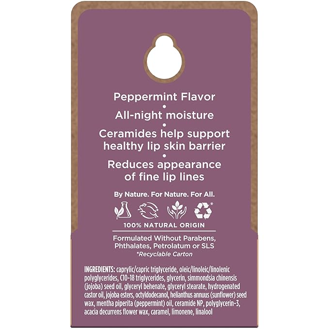 Burt's Bees Overnight Intensive Lip Treatment, 0.25 oz - Moisturizing, Restorative, Reduces Fine Lines, Vitamin E, Ceramides Oils, Leaping Bunny Certified, Compact Jar-Velvo Beauty