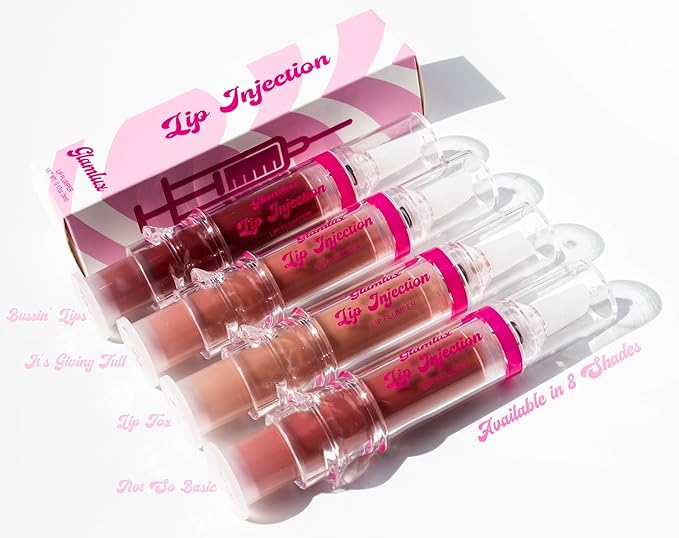 Lip Injection Fake A Lip Flip! (It's Giving Full) Plump Gloss, Lip Plumping Booster Syringe Fuller Lips Instantly, Natural Lip Enhancer, Ultra Hydrating, Volumizes, Plump & Pout Girls & Women-Velvo Beauty
