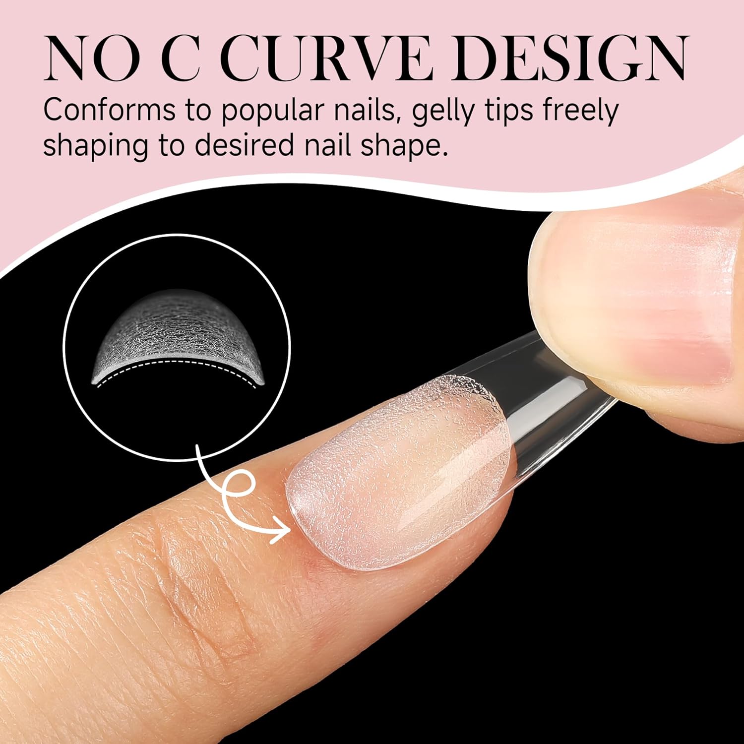 Long Amond Nail Tips: 504pcs Stiletto Gel Nails Tips Half Matte Full Cover Clear False Fake Nails for DIY Nail Art Press On Nails Acrylic Extensions 12 Sizes-Velvo Beauty