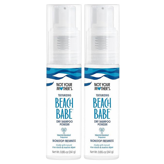 Not Your Mother's Beach Babe Texturizing Dry Shampoo Powder (2-Pack) - .85 oz Each - Instantly Absorbs Oil and Adds Soft, Touchable Texture for All Hair Types-Velvo Beauty