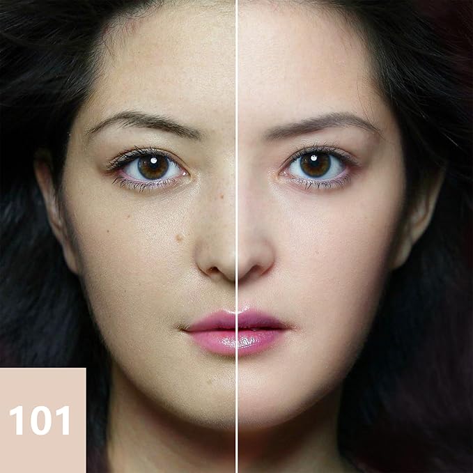 Liquid Foundation Makeup Natural True Skin Tone Full Coverage Concealer Flawless Complexion Blendable Longwear, 101, 1 fl. oz.-Velvo Beauty