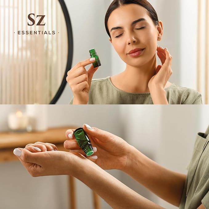 Kaffir Lime Leaf Essential Oil -100% Pure and Undiluted - Extracted from Citrus Hystrix Leaves - Earthy & Citrusy Scent with Fruity Overtones - Therapeutic Grade & Vegan - 0.17oz (5ml)-Velvo Beauty