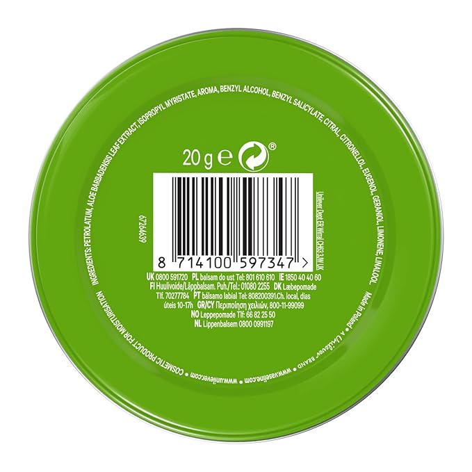 Vaseline Lip Therapy | Vaseline Lip Balm | Lip Moisturizer for Very Dry Lips | Aloe | 20g-Velvo Beauty