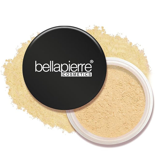 bellapierre Mineral Foundation SPF 15 - Loose Powder Foundation | Vegan & Cruelty Free Natural Makeup | Full Coverage Matte Finish | Hypoallergenic | Oil & Talc Free - 0.32 Oz - Ivory-Velvo Beauty