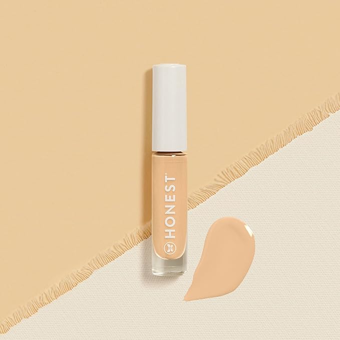 Honest Beauty Fresh Flex Concealer with Niacinamide + Vitamin E + Hyaluronic Acid | Vegan + Cruelty free | Sand, 0.17 fl oz-Velvo Beauty