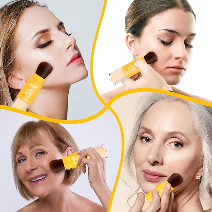 Mineral Setting Powder, Matte Oil Control Mineral Brush Powder for Face, Natural Translucent Loose Setting Powder, Lasting Lightweight Breathable Face Powder for All Skin (Translucet, 8g)-Velvo Beauty