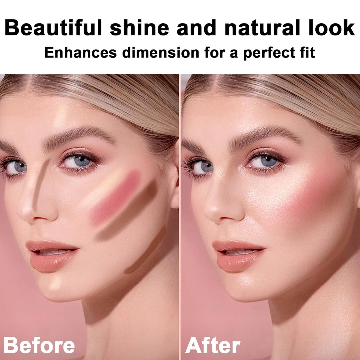 3Pcs Cream Contour Stick Makeup Kit, Shades with Highlighter, Blush and Bronzer Contour Stick for Sculpt the Cheeks, Long Lasting, Waterproof, Matte & Dewy Finish LIGHT FAIR(8+10+12)-Velvo Beauty