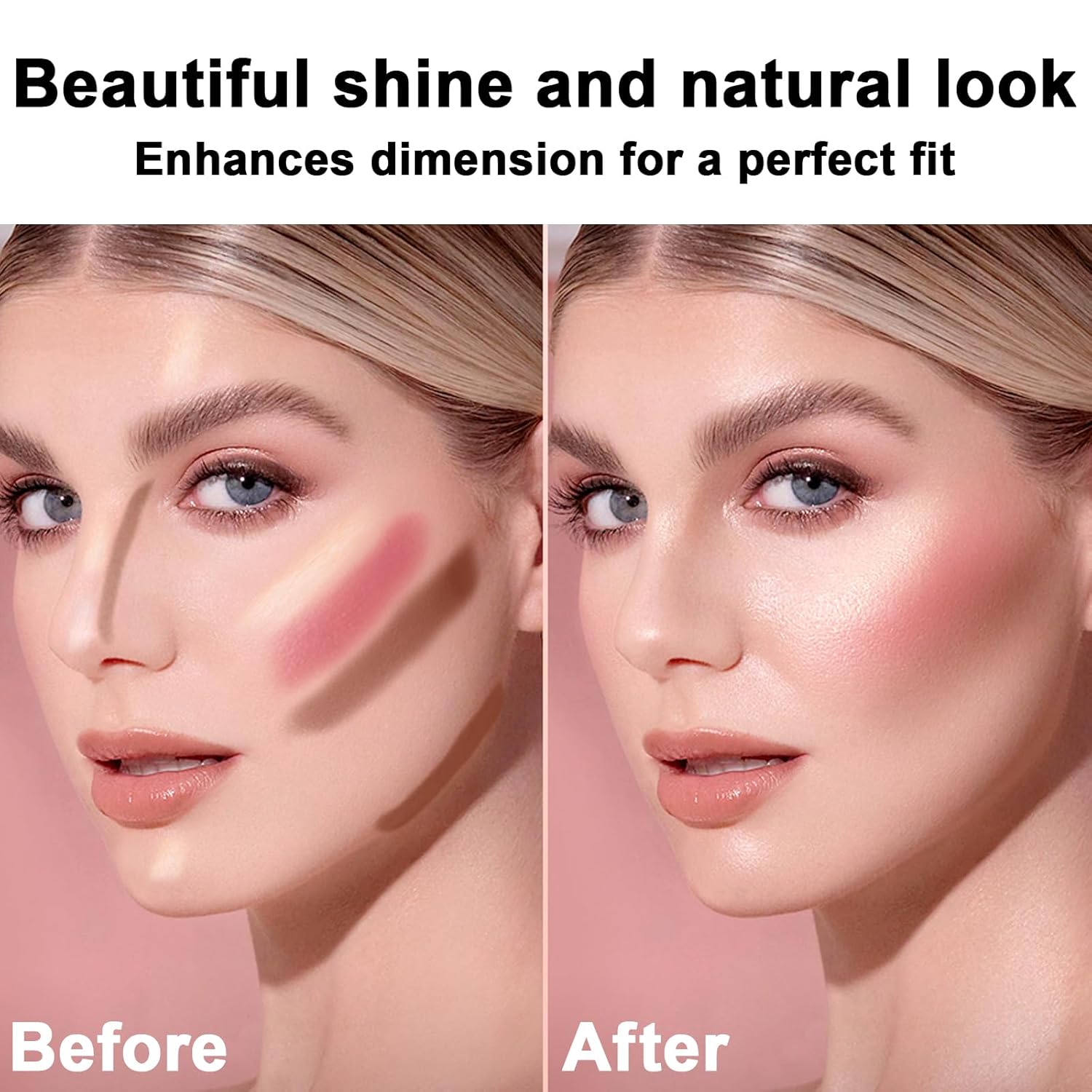 3Pcs Cream Contour Stick Makeup Kit, Shades with Highlighter, Blush and Bronzer Contour Stick for Sculpt the Cheeks, Long Lasting, Waterproof, Matte & Dewy Finish LIGHT FAIR(8+10+12)-Velvo Beauty