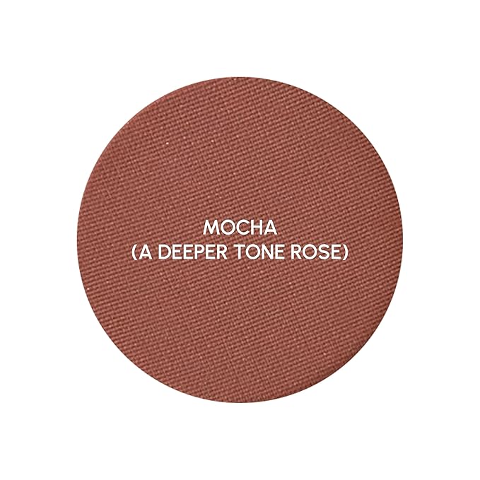 PRIMROSE POWDER BLUSH, Pressed Blush Face Makeup, Buildable Formula, Smooth Finish, Paraben Free, Made in the USA 0.11 oz. (Mocha)-Velvo Beauty