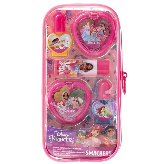 Lip Smacker Disney Princess Pouch Makeup Set And Bag For Girls-Velvo Beauty