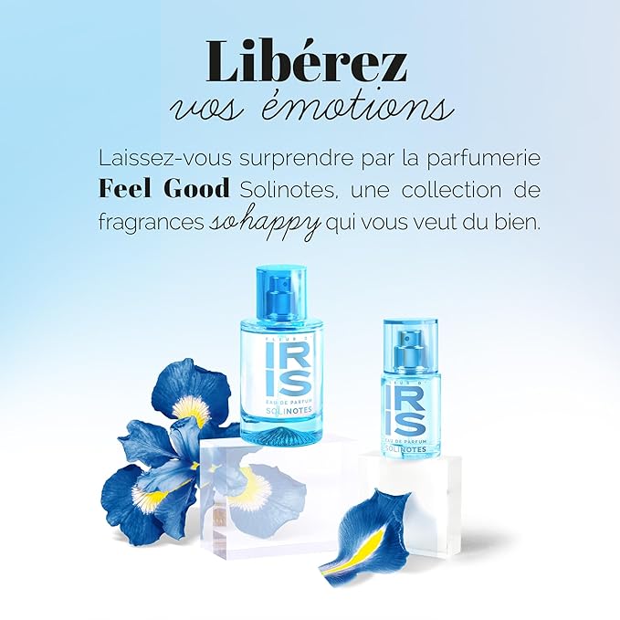SOLINOTES Iris Blossom Perfume for Women - Eau De Parfum | Delicate Floral and Soothing Scent - Made in France - Vegan - 1.7 fl.oz-Velvo Beauty