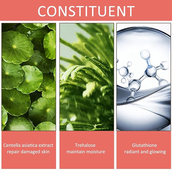 Glutathione Skincare Set, Complete Skin Care Routine Includes Glutathione Cream, Toner, Face Wash & Glutathione Face Serum, Anti-Aging Skincare Set For Women, Tight, Anti-Aging, Radiant-Velvo Beauty