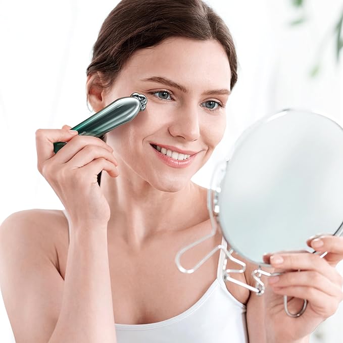 Puffy Eyes Treatment | Eye Puffiness | Eye Bags | Crows Feet | Fine Line Reducing - TS-Lifter Technology(Minor Stings) + Radio Frequency - 2 in 1 Professional RF Eye Anti Aging Device-Velvo Beauty
