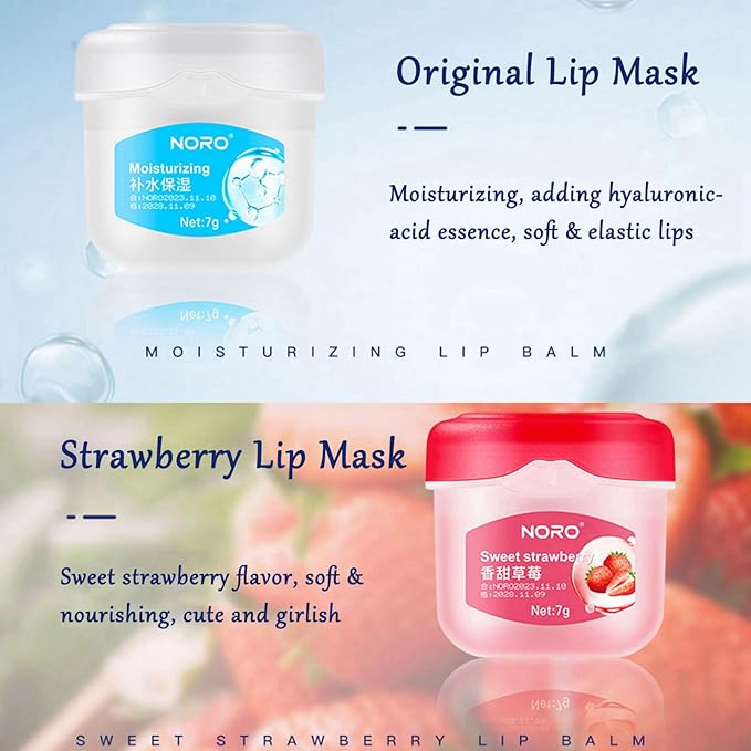 Lip Moisturizer Lip Balm, 6-Pack Lip Balm Hydrating, Lip Hydration Lip Care Products, Lipbalm For Dry Lips, Lip Sleeping Mask Tinted Lip Balm Set, Lip Mask Overnight Nourishing Cracked Lips-Velvo Beauty
