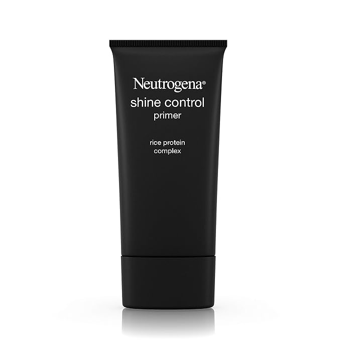 Neutrogena Shine Control Mattifying Liquid Face Primer for Oily Skin, Lightweight, Non-Comedogenic and Non-Greasy Pore and Makeup Primer with Oil-Absorbing Rice Protein, 1 fl. oz (Pack of 2)-Velvo Beauty