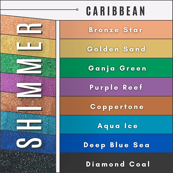 Loose Mineral Eyeshadow and Contouring Palette - Caribbean 8 Shade Set-Velvo Beauty