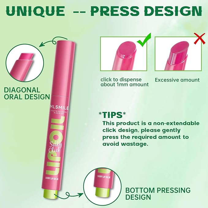 2 in 1 Solid Click Lip Gloss Pen With Brown Lip Liner Set Moisturizing Long Lasting Light Pink High Glossy Jelly Tinted Lip Balm Juicy Buildable Lip Plumper Makeup for Women-Velvo Beauty
