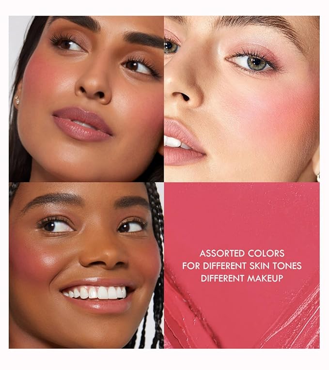 MAEPEOR Cream Blush 9 Color Smooth High-Pigmented Buildable Face Blush Long-Lasting Natural Look Face Blush for Cheeks (Color 01)-Velvo Beauty