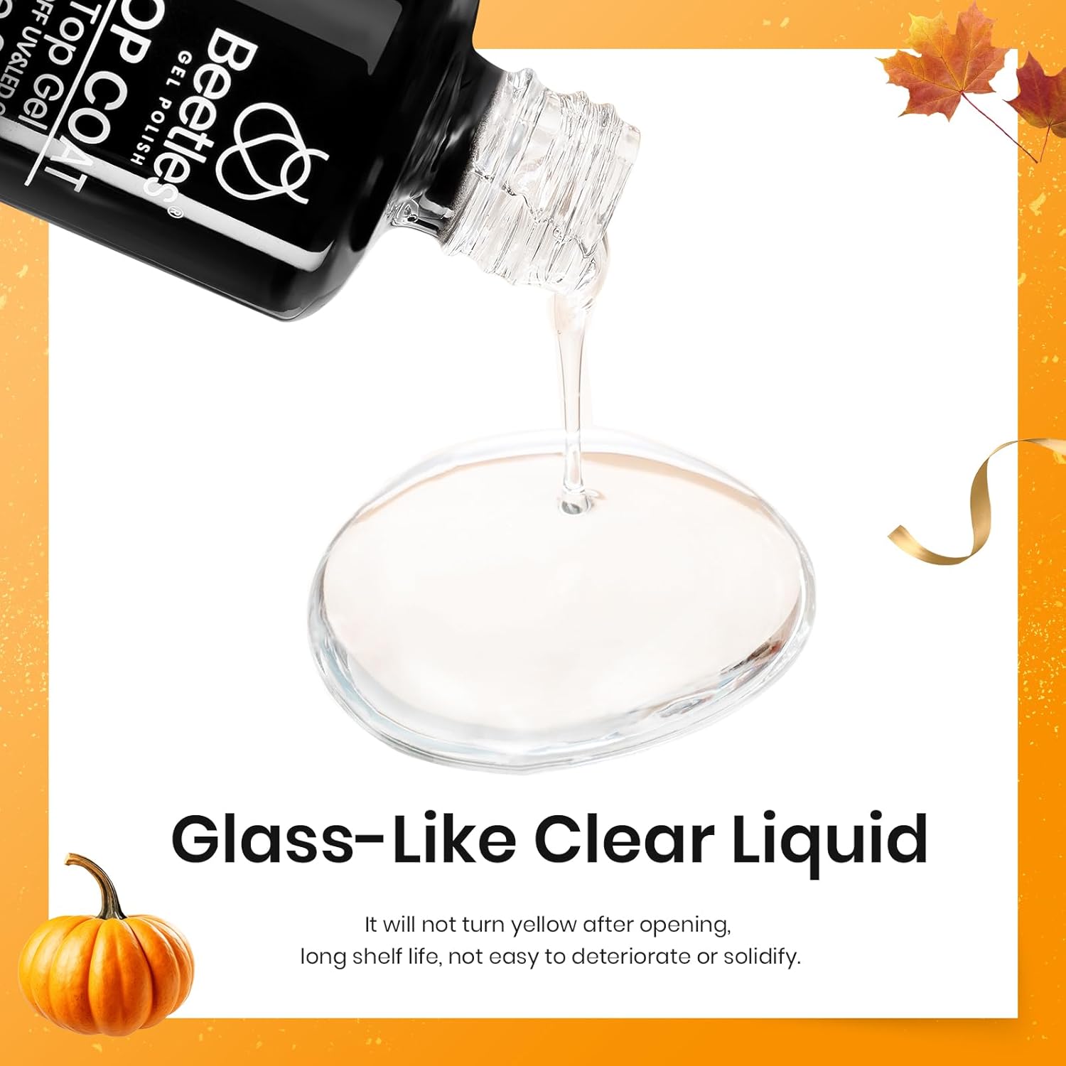 Beetles 3Pcs 15ml Builder Nail Gel with No Wipe Top Coat Gel Nail Polish and Base Coat Halloween Set for Nails Shine Finish and Long Lasting Nail Protection UV/LED Lamp Needed Gift for Women-Velvo Beauty