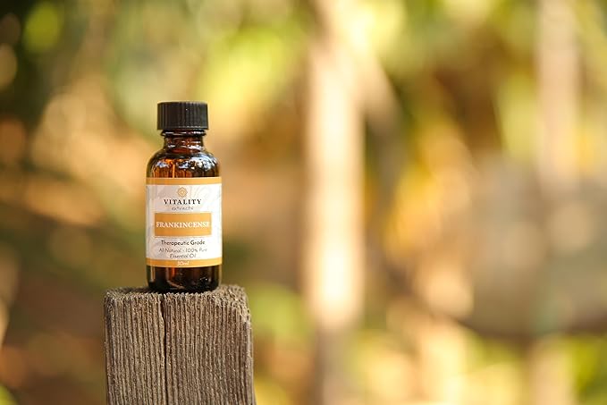 Vitality Extracts Frankincense Essential Oil - 30ml, Boswellia Serrata, Aromatherapy, Skin Care, Natural Calm, Stress Relief, Yoga, Comfort-Velvo Beauty