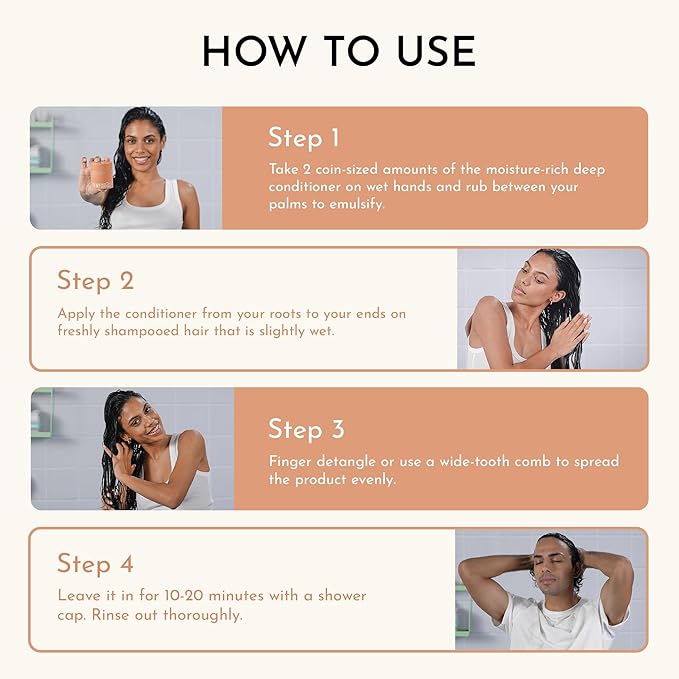 Moisture Melt Deep Conditioning| Hair Mask for Dry, Damaged, and Chemically Treated Hair| 8 Magical Oils, Shea Butter, Vitamins| Pro-Keratin Bond Repair |Weekly Revitalization, (5.02oz)-Velvo Beauty