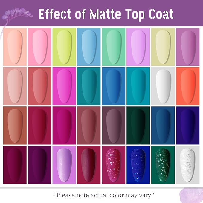 JODSONE 32+4 Pcs Gel Nail Polish Kit Soak Off Gel Polish Set Glitter Gel Nail Kit Nail Art Salon DIY at Home Manicure Kit-Velvo Beauty