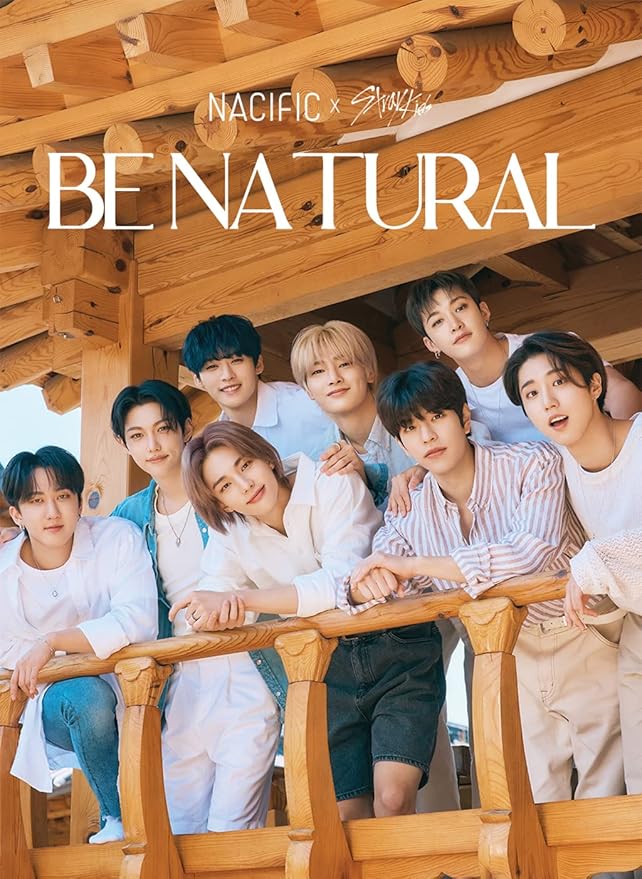 Nacific x Stray Kids Be Natural Vegan Lip Glow 5 PCS Set, with Photocards 8 PCS Full Set by KOSBEAUTY-Velvo Beauty