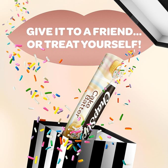 ChapStick Limited Edition Cake Batter, 12-Stick Refill Pack-Velvo Beauty