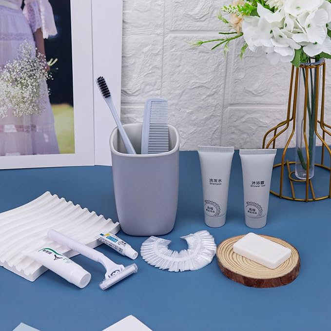 Hygiene Kit, Hygiene Kit Bulk, Individually Packed,The Travel Hygiene Kit Is Fully Equipped, Convenient For Personal Washing, Convenience Kits Suitable For Hotel, Home, Camping, Travel ( Pack-25)-Velvo Beauty