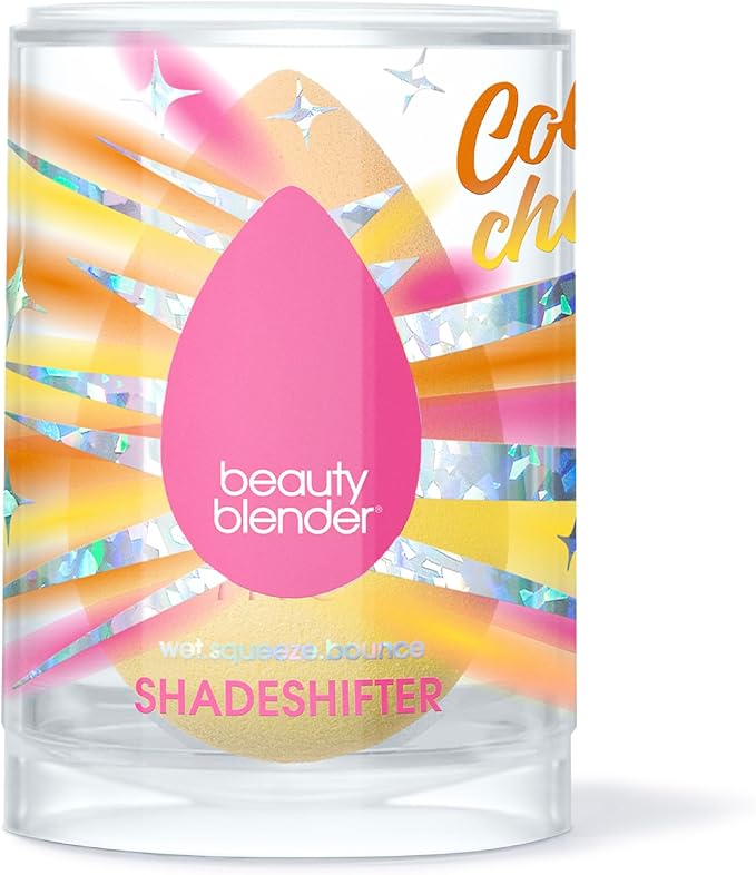 Beautyblender® | Beam Color Changing Beauty Blender Makeup Sponge, Super-Soft Foam Easily Blends Foundations & Creams, Made in USA, Reusable, Washable, Streak Free Application, Heat Activated-Velvo Beauty