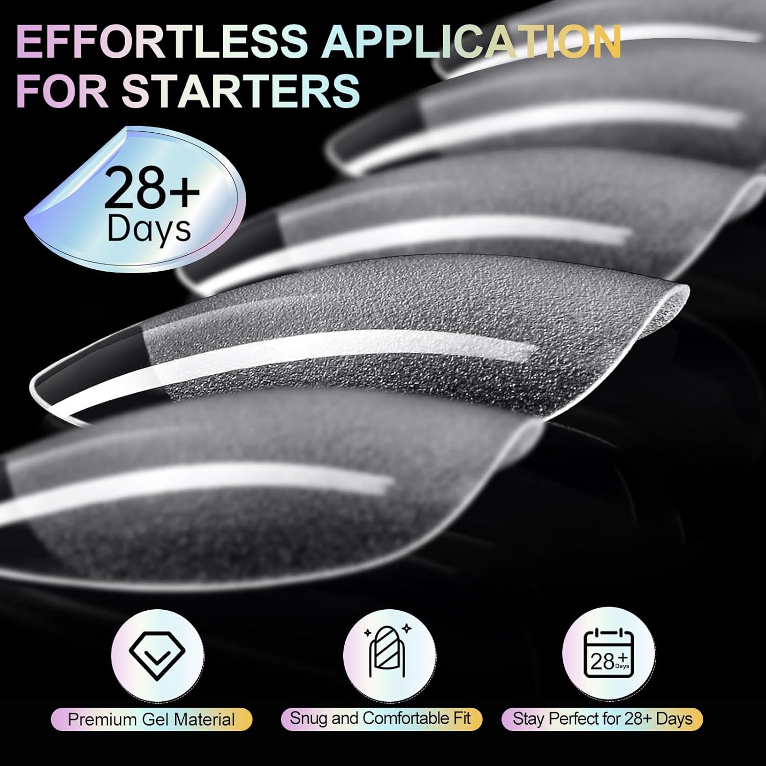 Almond Nail Tips Short Soft Gel Nail Tips 240Pcs Short Almond Full Cover Nails Tips Pre-Shaped Half Matte Gelly Press on Fake Nails Tip for Acrylic Nail Tip Extension Home DIY & Salon Nails 12 Sizes-Velvo Beauty