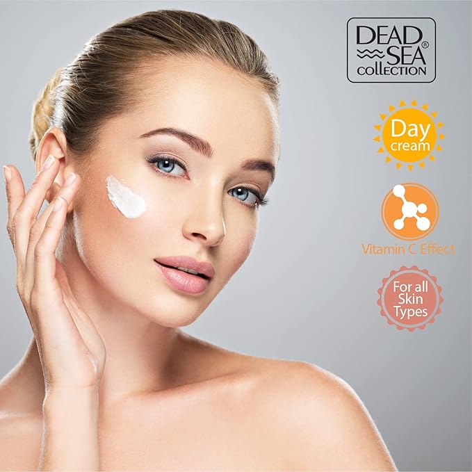 Dead Sea Collection Facial Kit - Day and Night Creams & Facial Serum with Vitamin C & Collagen - Anti-Aging and Anti-Wrinkle-Velvo Beauty