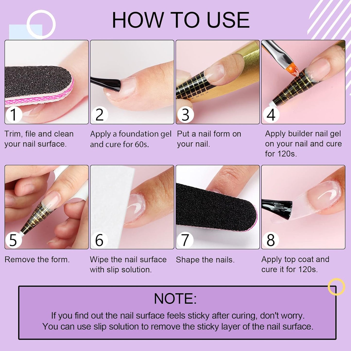 SAVILAND LED & U V Builder Nail Gel - 100 G Large Capacity Clear Hard Gel for Nails, Nail Extension Strengthen Hard Builder Kit Stuff for DIY Art Manicure Set-Velvo Beauty