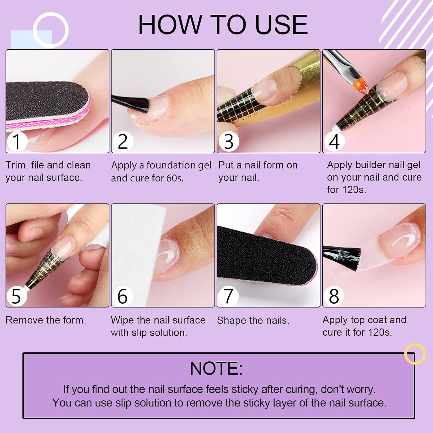 SAVILAND LED & U V Builder Nail Gel - 100 G Large Capacity Clear Hard Gel for Nails, Nail Extension Strengthen Hard Builder Kit Stuff for DIY Art Manicure Set-Velvo Beauty