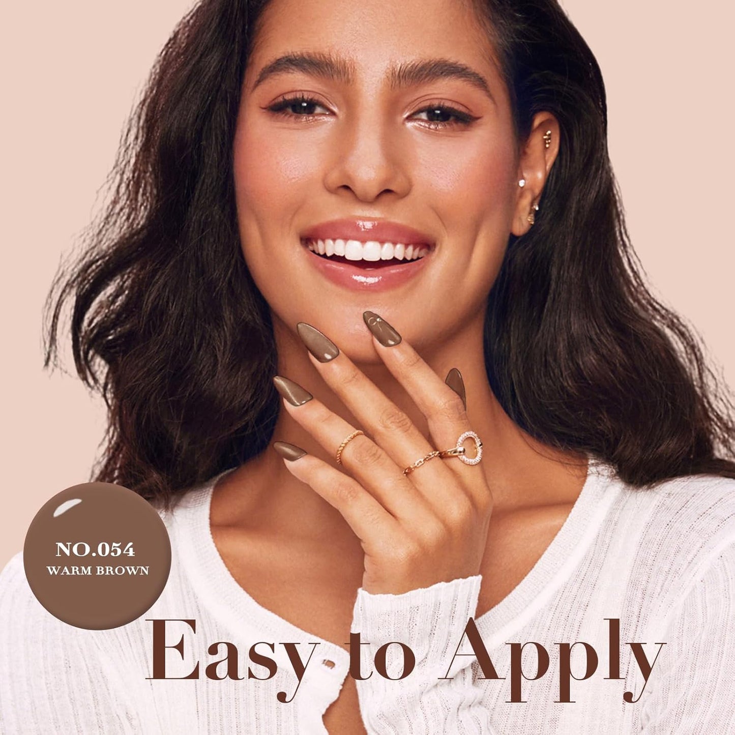 AZUREBEAUTY Nail Polish Set 4 Colors Nude Purple Glitter Nail Polish Quick Dry Natural Nail Lacquer Fingernail with Top Coat DIY Salon Home-Velvo Beauty