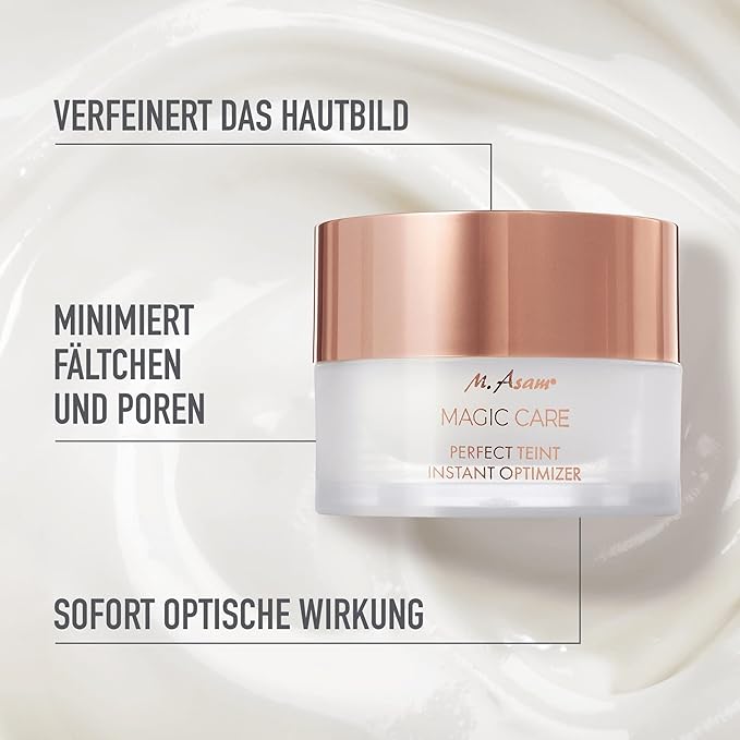 M. Asam Magic Care Perfect Teint (1.01 Fl Oz) - Transparent Make Up, Skin Care Face Cream And Makeup Primer. Beauty Product That Is Known To Minimize Wrinkles & Pores, With Peptide Complex & Retinol-Velvo Beauty