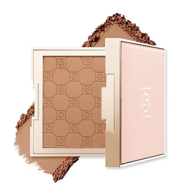Jouer Soft Focus Hydrate & Setting Powder - Pressed Powder with Matte Finish - Blurring Powder for Fine Lines and Pores - Set Face Makeup Foundation or Concealer - Dark-Velvo Beauty
