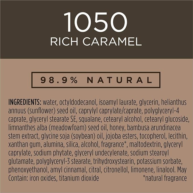 Burt's Bees Goodness Glows Liquid Makeup, Rich Caramel - 1.0 Ounce-Velvo Beauty