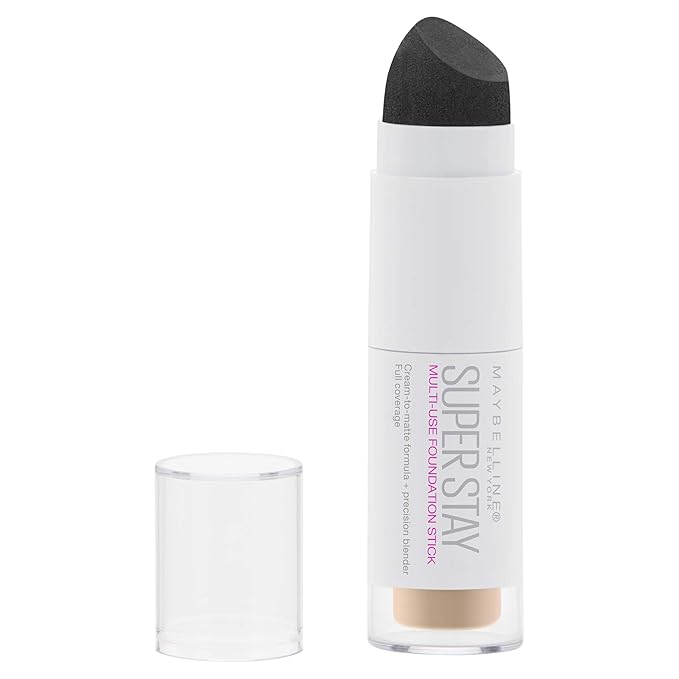 Maybelline New York Super Stay Foundation Stick For Normal to Oily Skin, Classic Ivory, 0.25 oz.-Velvo Beauty