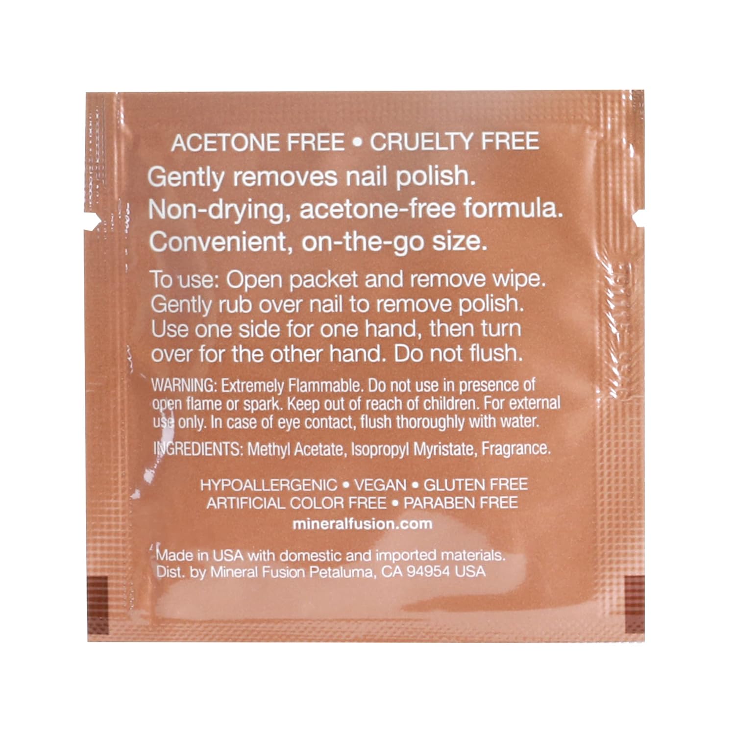 Mineral Fusion Nail Polish Remover, Acetone-Free & Non Drying for Regular & Shellac Nail Polishes, 6 Ounce-Velvo Beauty