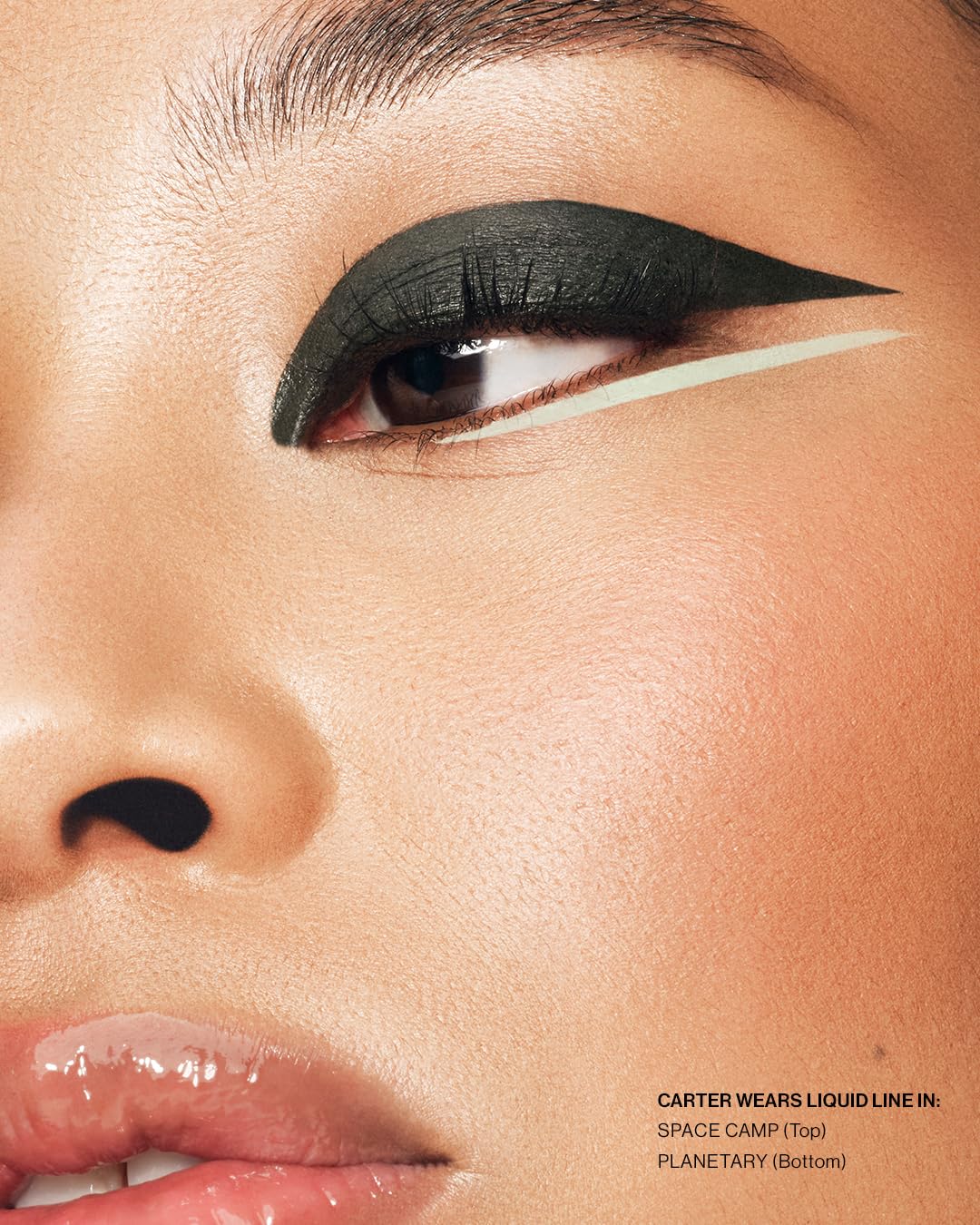 MAKE Beauty Liquid Line Waterproof Liquid Eyeliner Pen. Smudge-Proof Felt Tip for Precise Application of Lines, Wings, and Graphics. Long Lasting Eye Liner - Shade, Planetary-Velvo Beauty